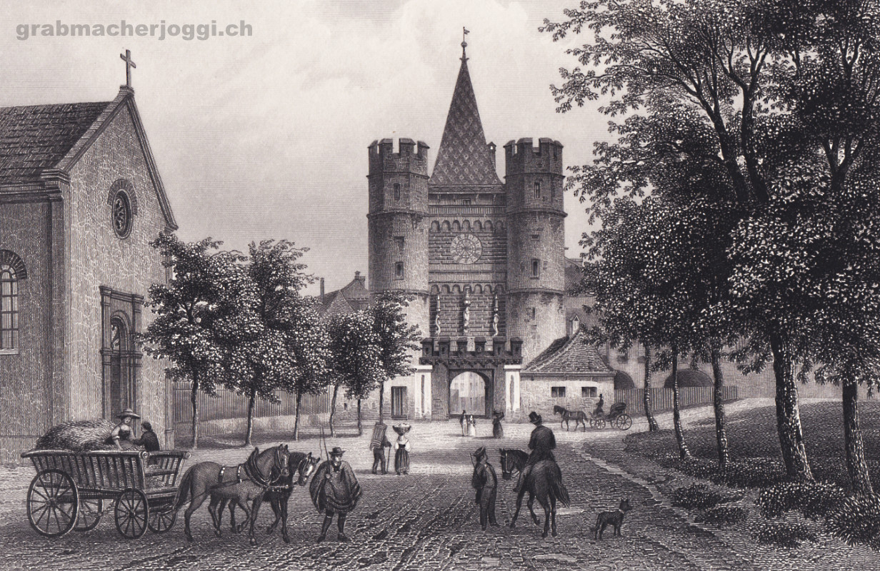 das spalentor um 1860