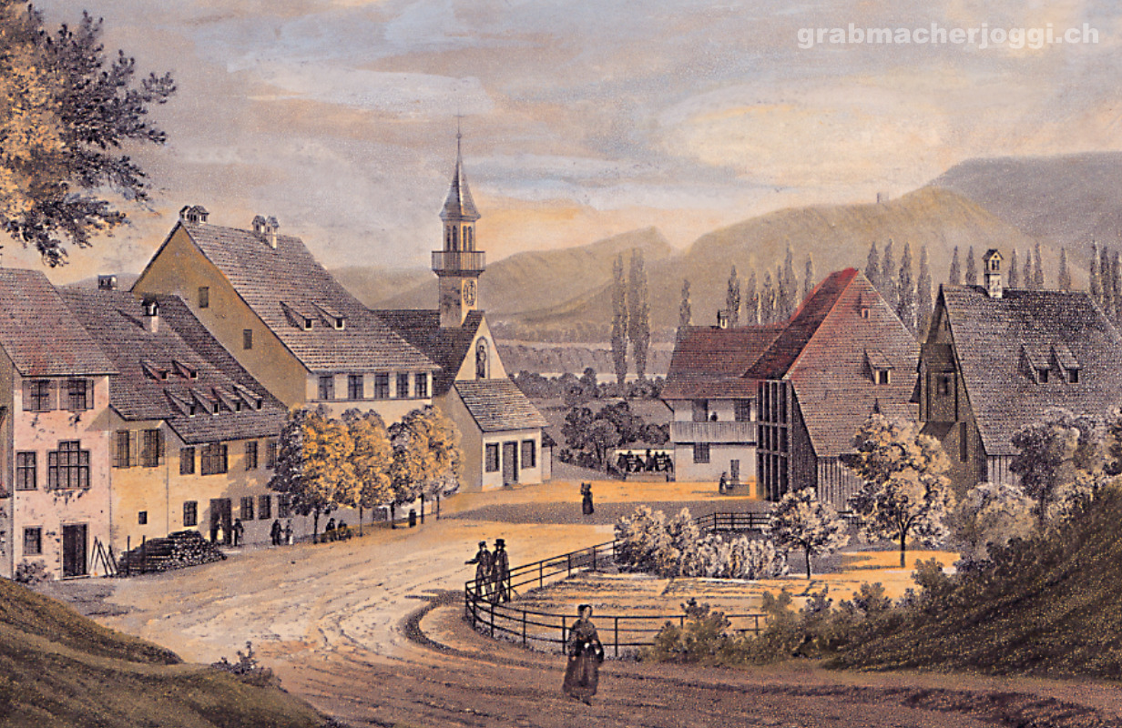 st.jakob mit kirche und wirtshaus 1842