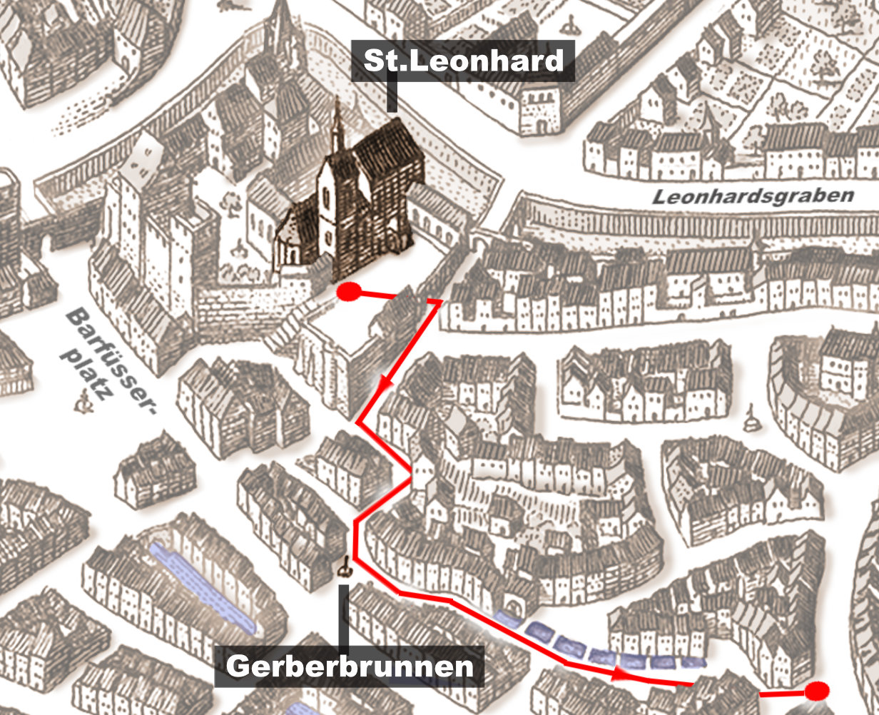 rundgang vom lohnhof zum spalenberg