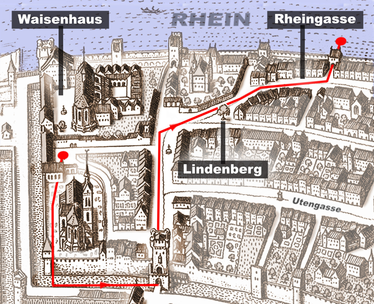 rundgang vom wettsteinplatz zum oberen rheinweg